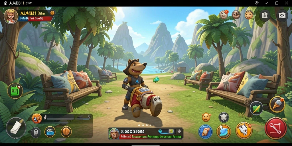 Tangkapan layar AJAIB11 menampilkan gameplay yang seru dan menantang.