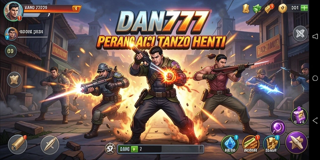 Tampak seru dalam pertempuran intens di DAN777.