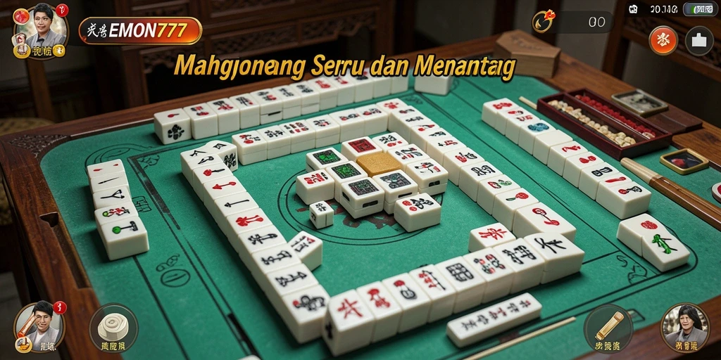 Gameplay menarik dan seru dalam EMON777 Mahjong.