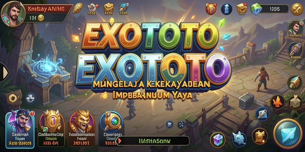 Tampilan permainan EXOTOTO yang menakjubkan dengan berbagai pilihan strategis.