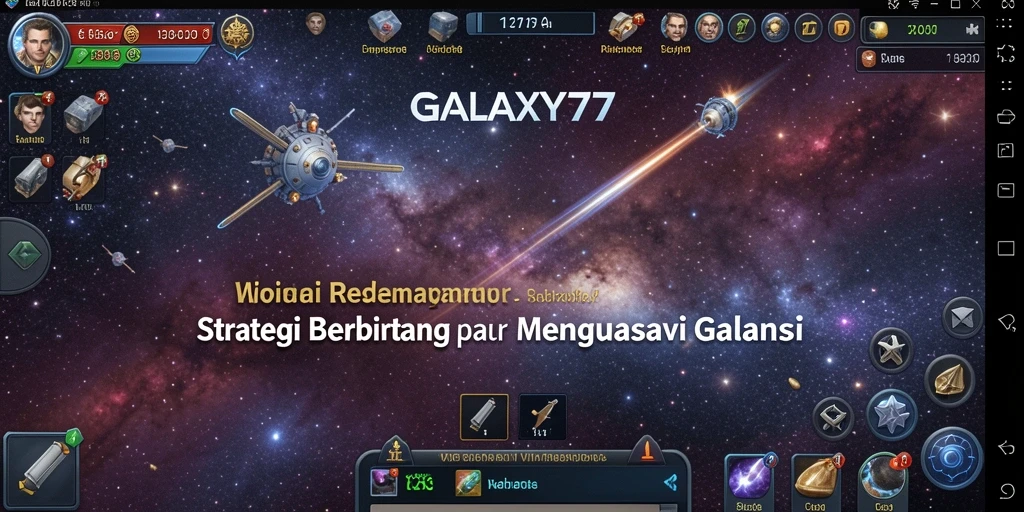 Tampilan gameplay seru dan menakjubkan di GALAXY77.