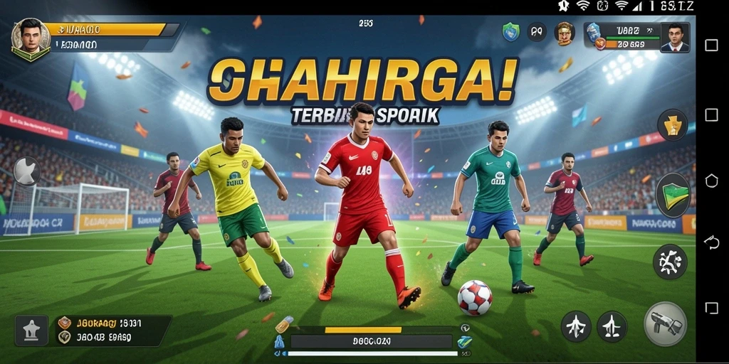 Screenshot gameplay JUARAGO menampilkan aksi olahraga yang seru dan interaktif.