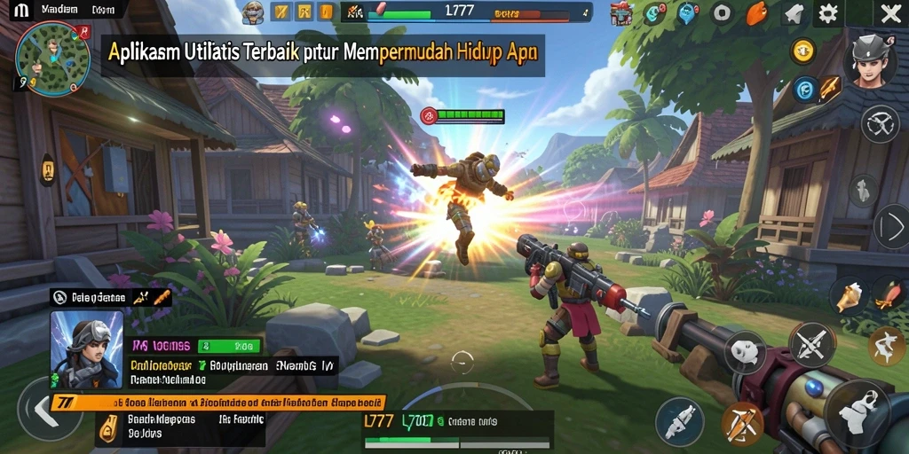 Screenshot utama L777 menampilkan antarmuka aplikasi Utility yang ramah pengguna.
