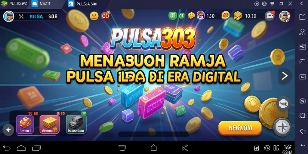 Screenshot gameplay PULSA303 menunjukkan aktivitas pengelolaan bisnis pulsa.