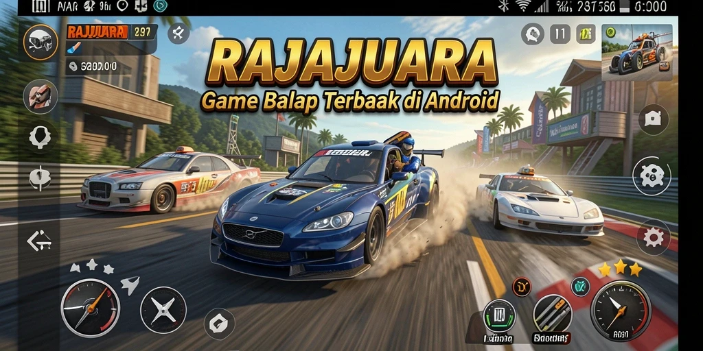 Tampilkan aksi balap seru dan kompetitif dalam RAJAJUARA.