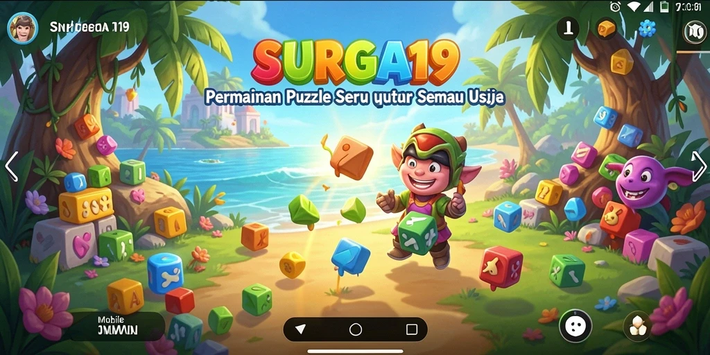 Tampilan gameplay menarik di SURGA19 dengan berbagai teka-teki.