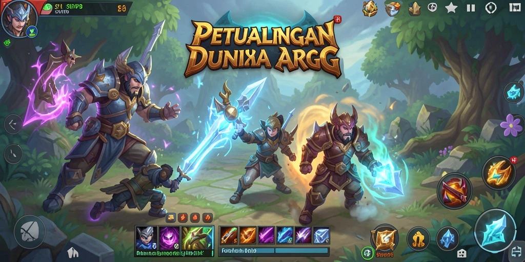 Tampilan dinamis dari gameplay ARPG yang mendebarkan di SVIP9.